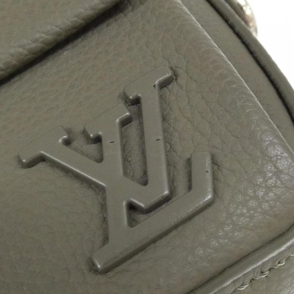 Louis Vuitton Khaki Leather Shoulder Bag