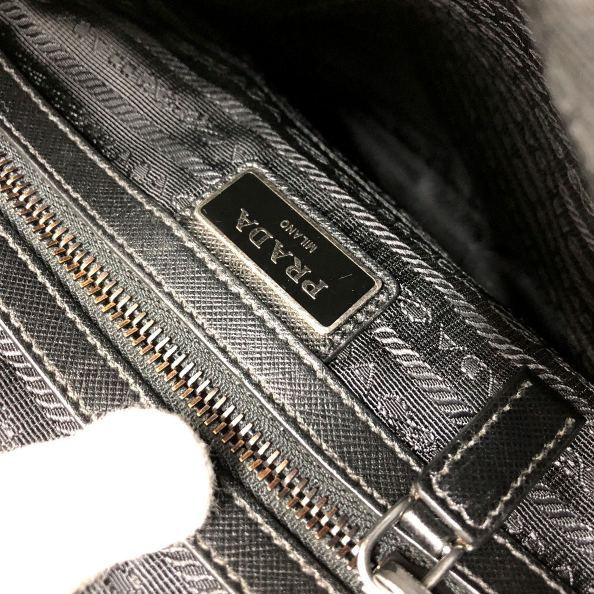 Prada Black Nero Nylon Shoulder Bag