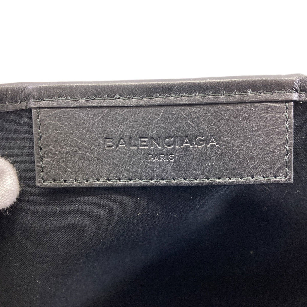 Balenciaga Black Canvas Handbag Pouch