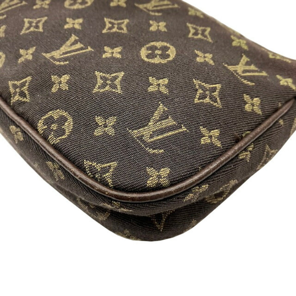 Louis Vuitton Brown Ebene Monogram Mini Lin Pouch