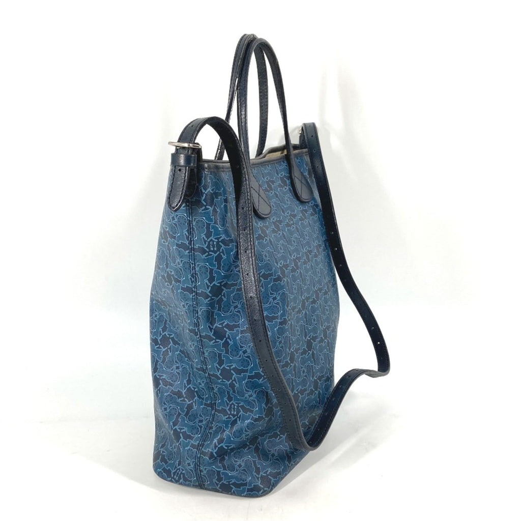 Celine Blue Leather Shoulder Bag
