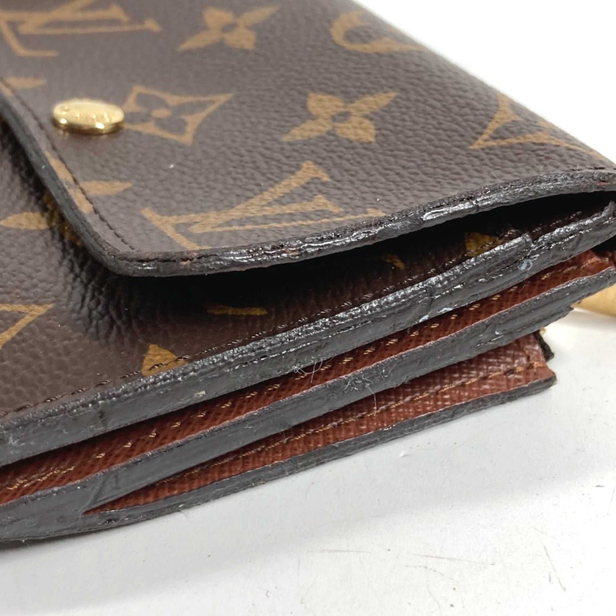Louis Vuitton Brown Monogram Canvas Card Wallet