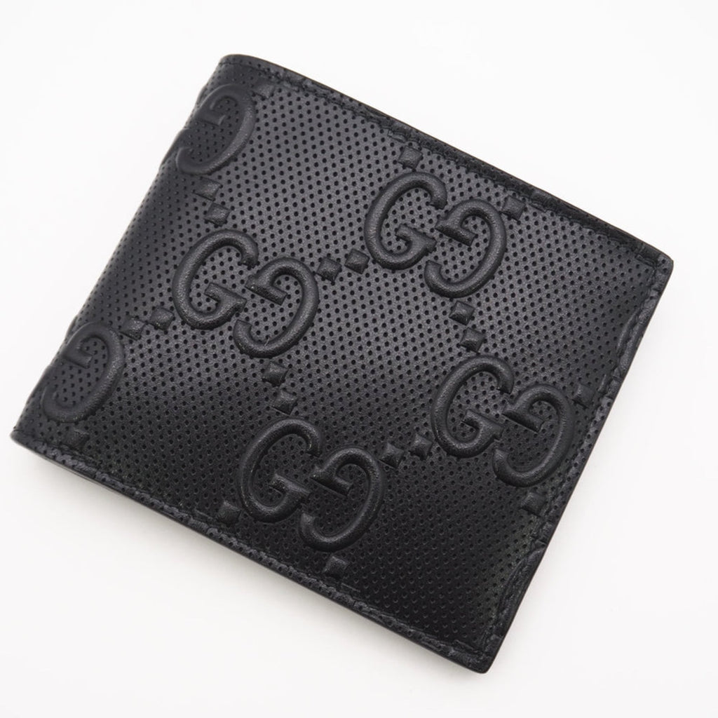 Gucci Black Leather Wallet (Bi-Fold) (Pre-Owned)