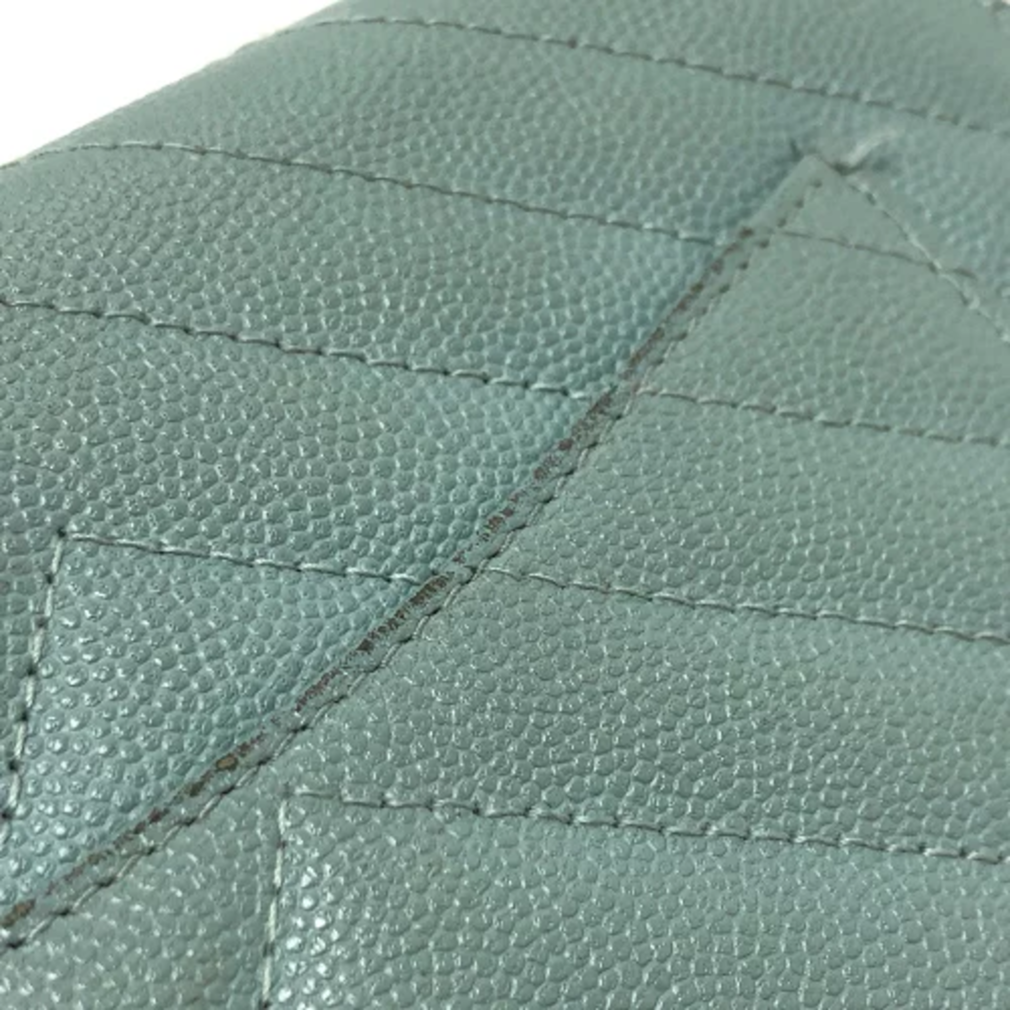 Chanel Blue Leather Shoulder Bag