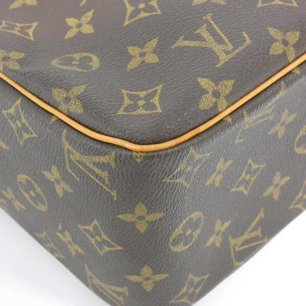 Louis Vuitton Brown Coated Canvas Shoulder Bag