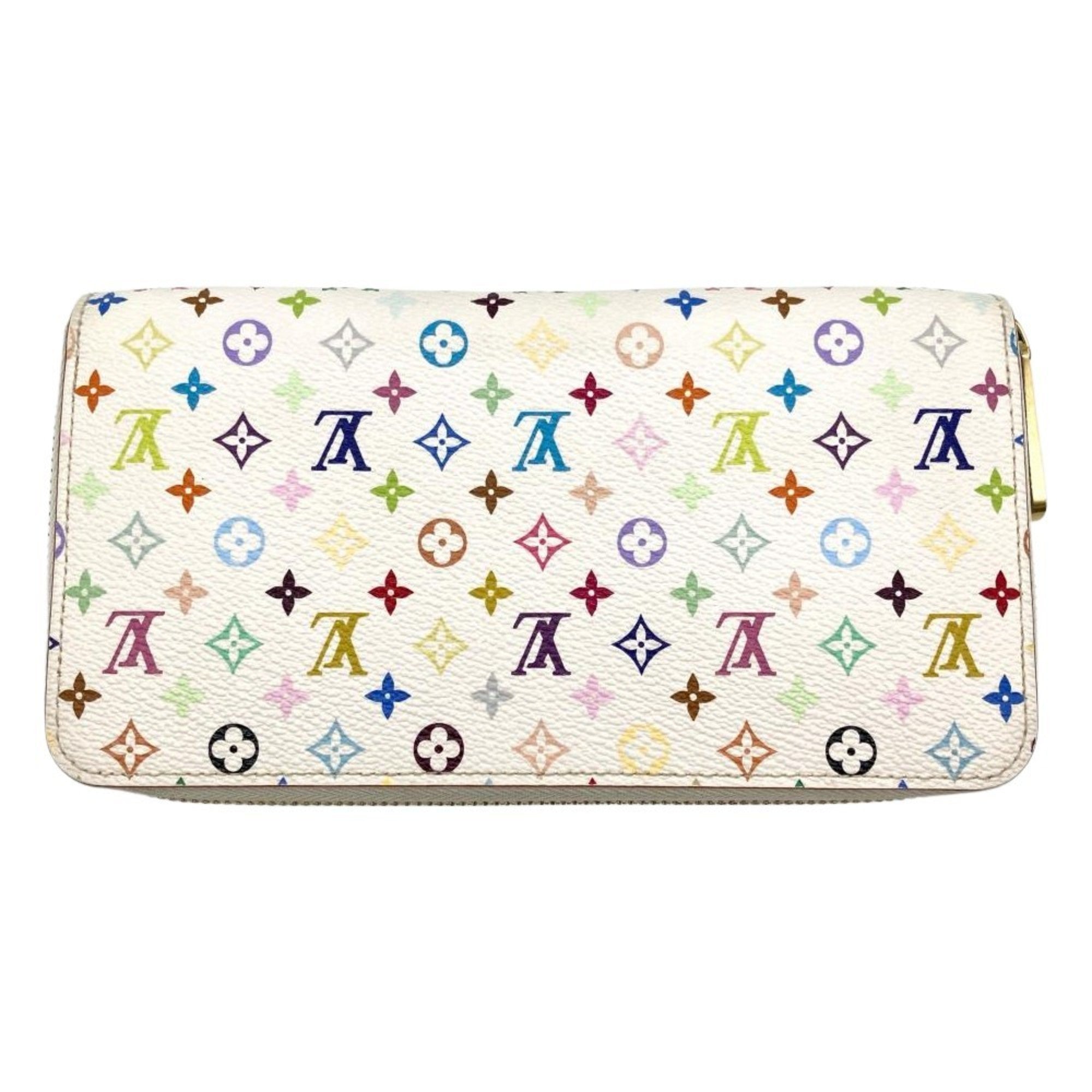 Louis Vuitton Blanc Monogram Multicolore Coin Purse/Coin Case