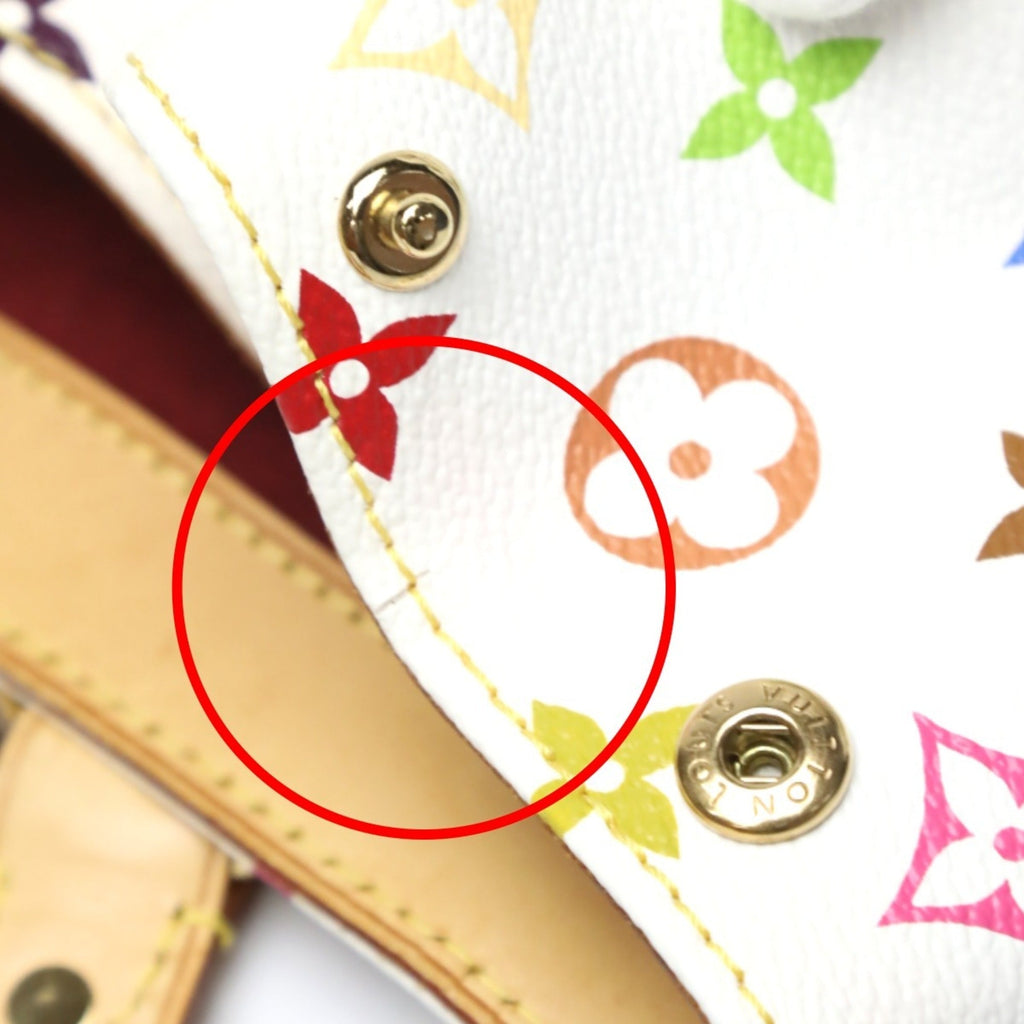 Louis Vuitton Blanc Multi-Color Monogram Multicolore Handbag