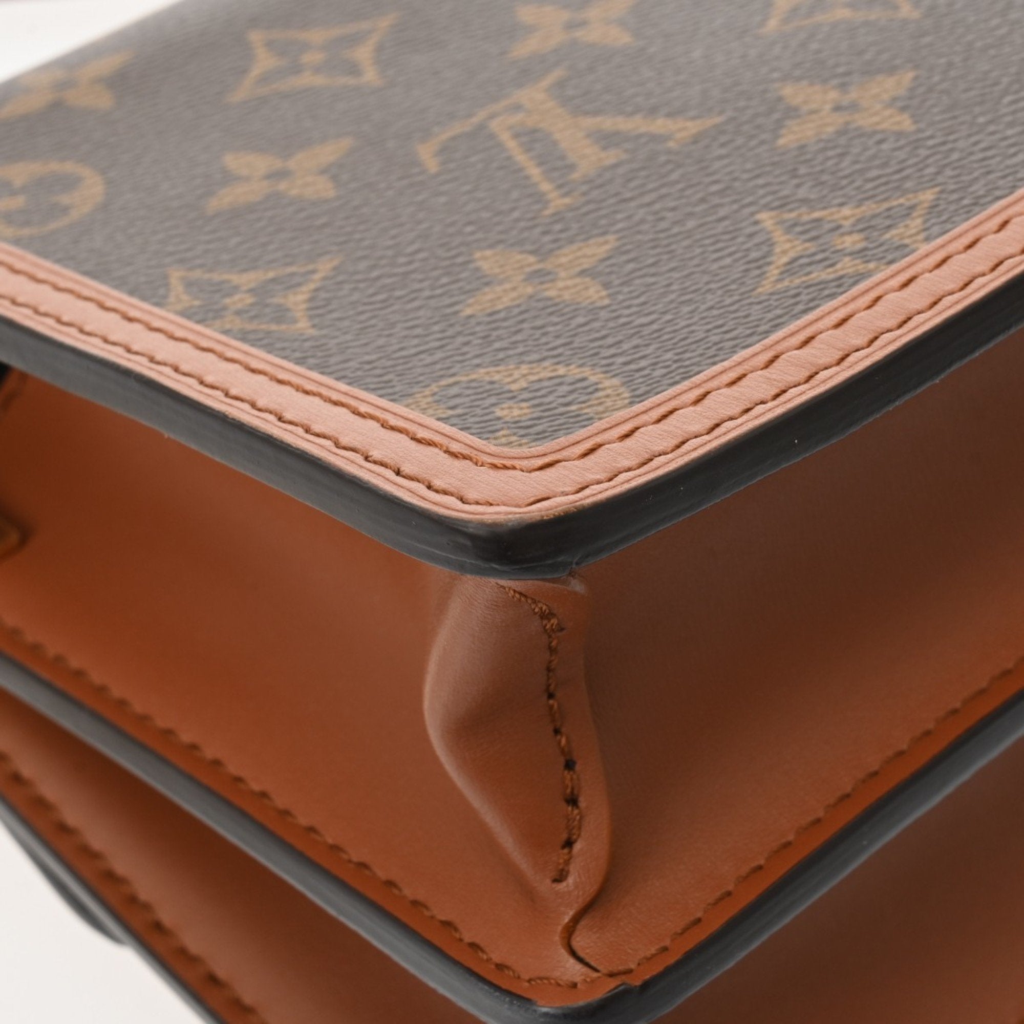 Louis Vuitton Brown Monogram Canvas Shoulder Bag