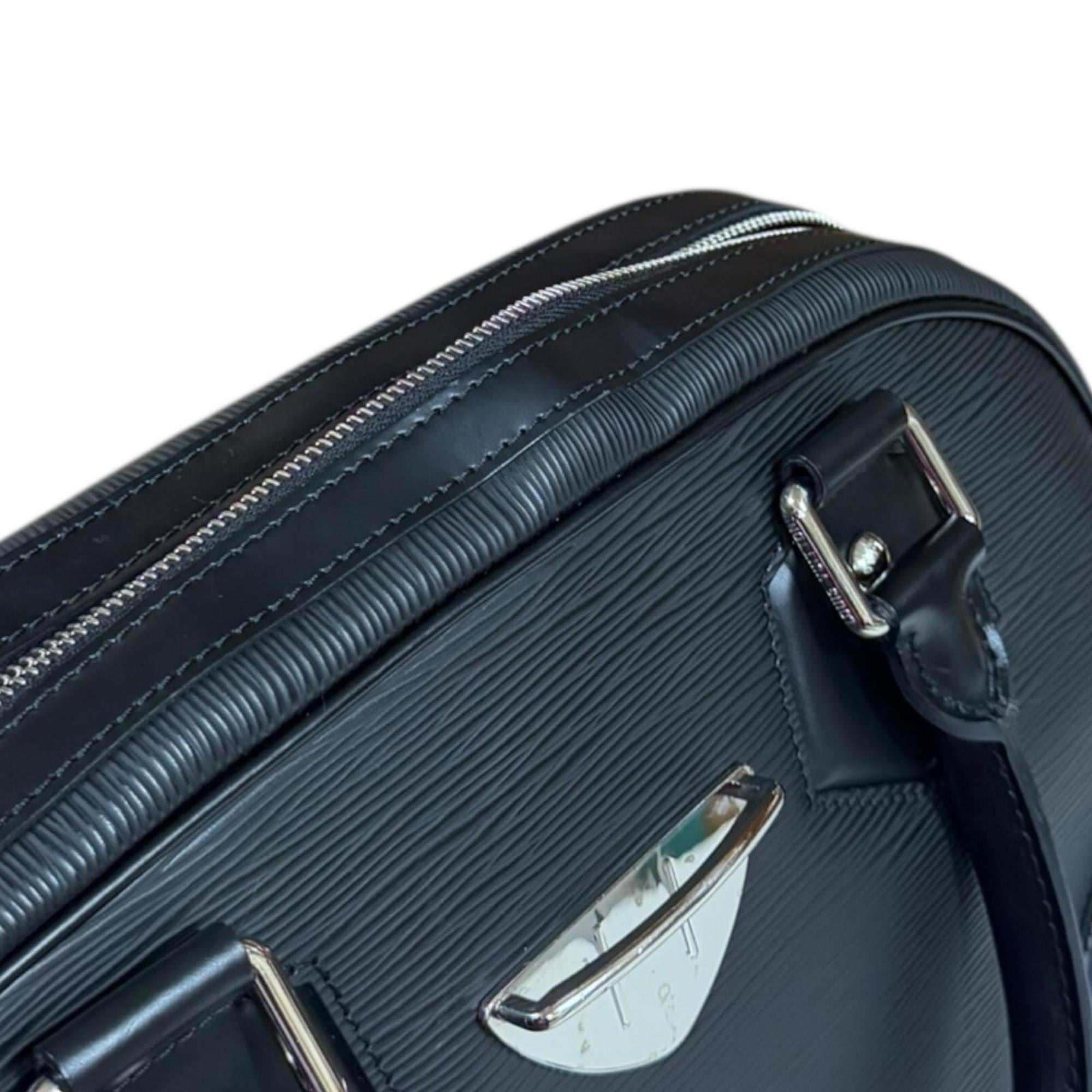Louis Vuitton Black Epi Leather Handbag