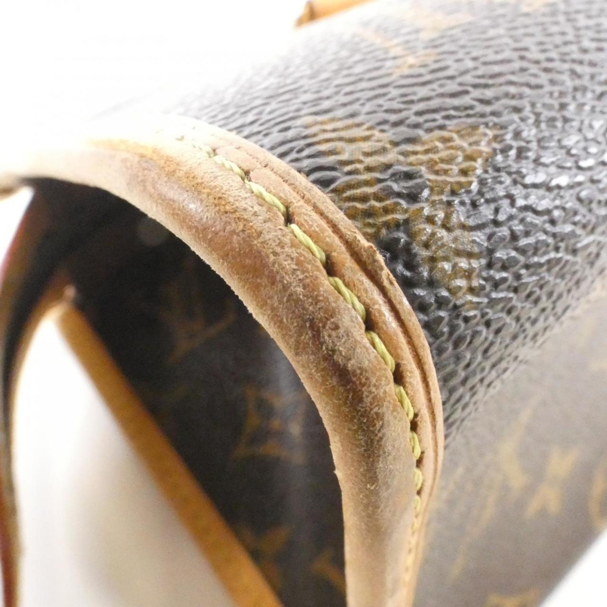 Louis Vuitton Marron Coated Canvas Handbag