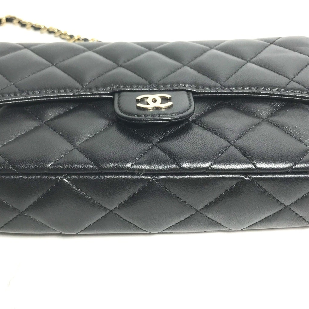 Chanel Black Leather Shoulder Bag