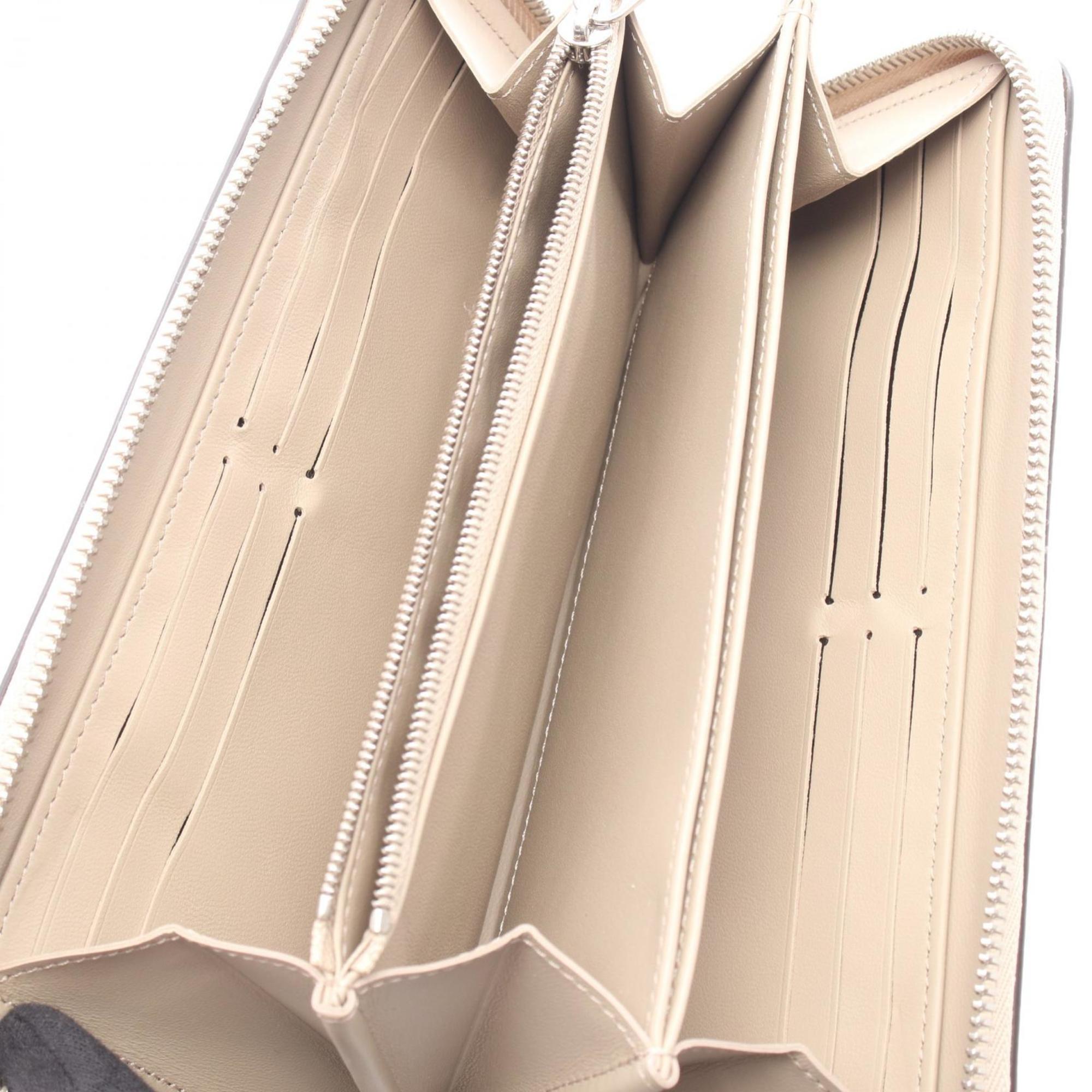 Louis Vuitton Beige Galle Mahina Leather Leather Long Wallet