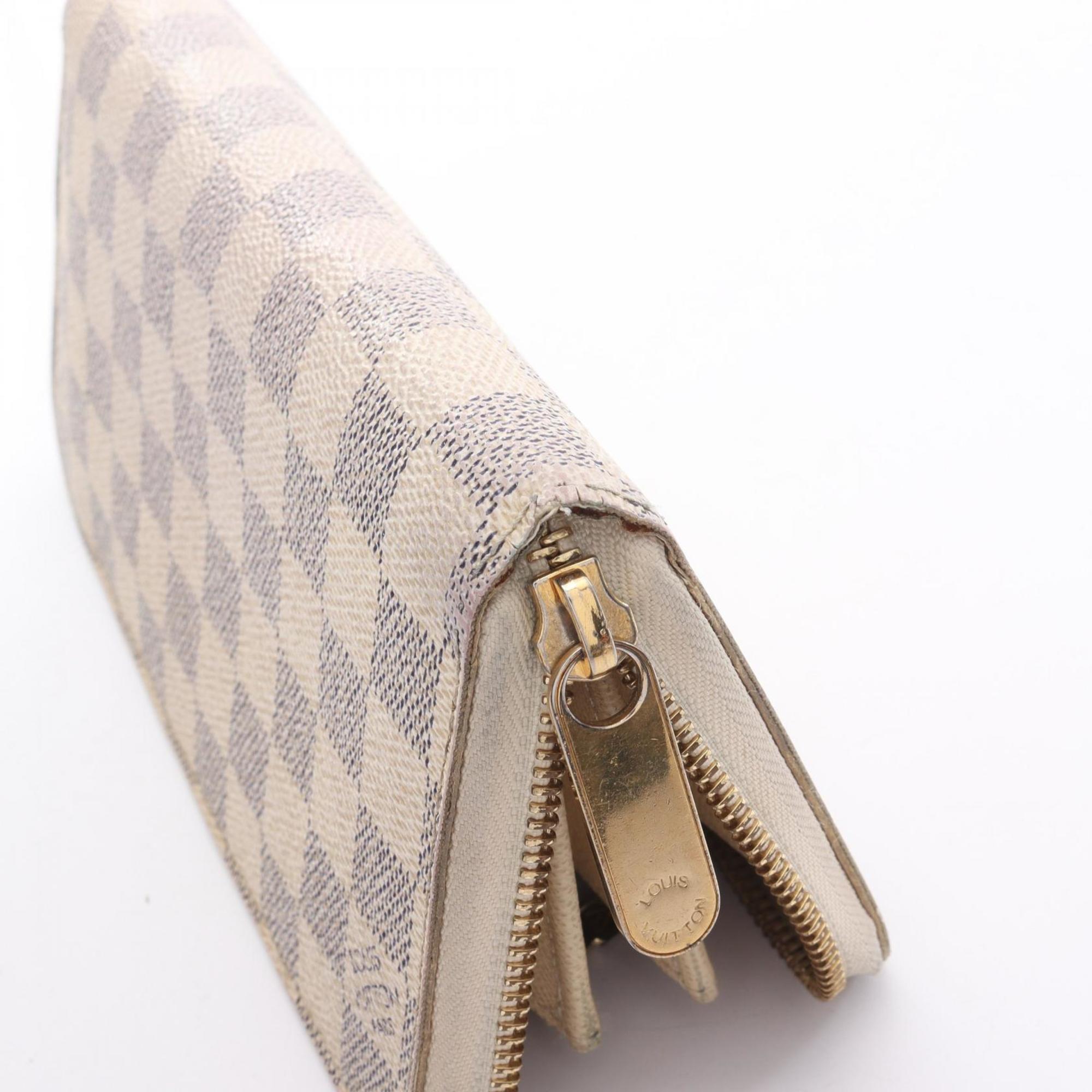 Louis Vuitton White Canvas Pvc Long Wallet