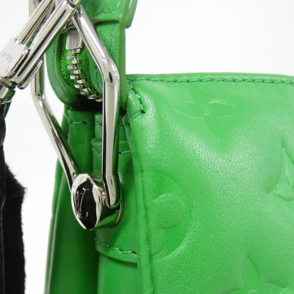 Louis Vuitton Green Leather Handbag