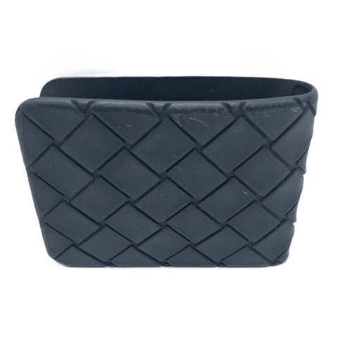 Bottega Veneta Black Rubber Wallet (Bi-Fold)