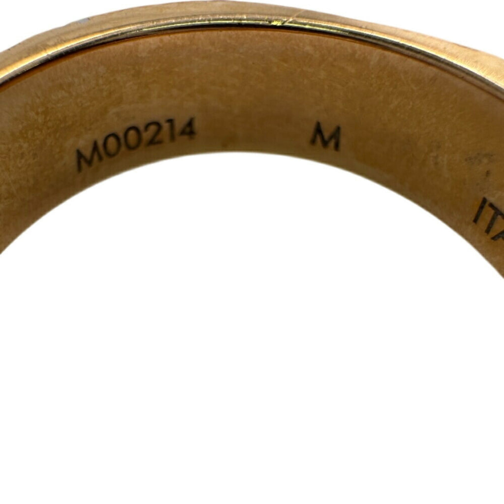 Louis Vuitton Pink Gold Metal Band Ring