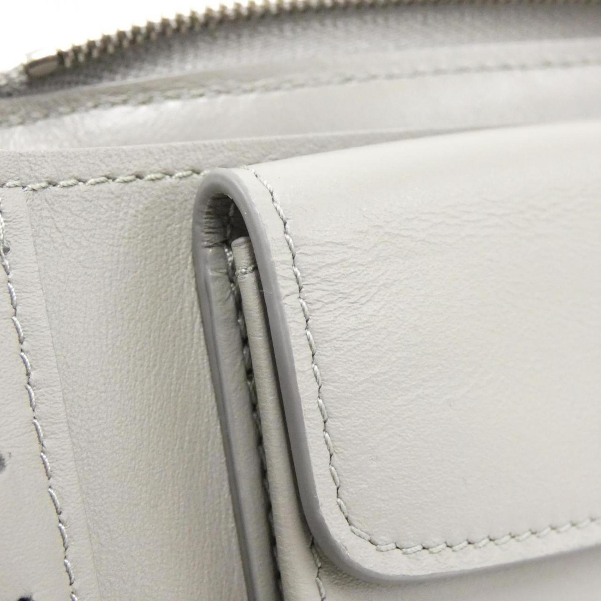 Louis Vuitton Metallic Gray Leather Wallet