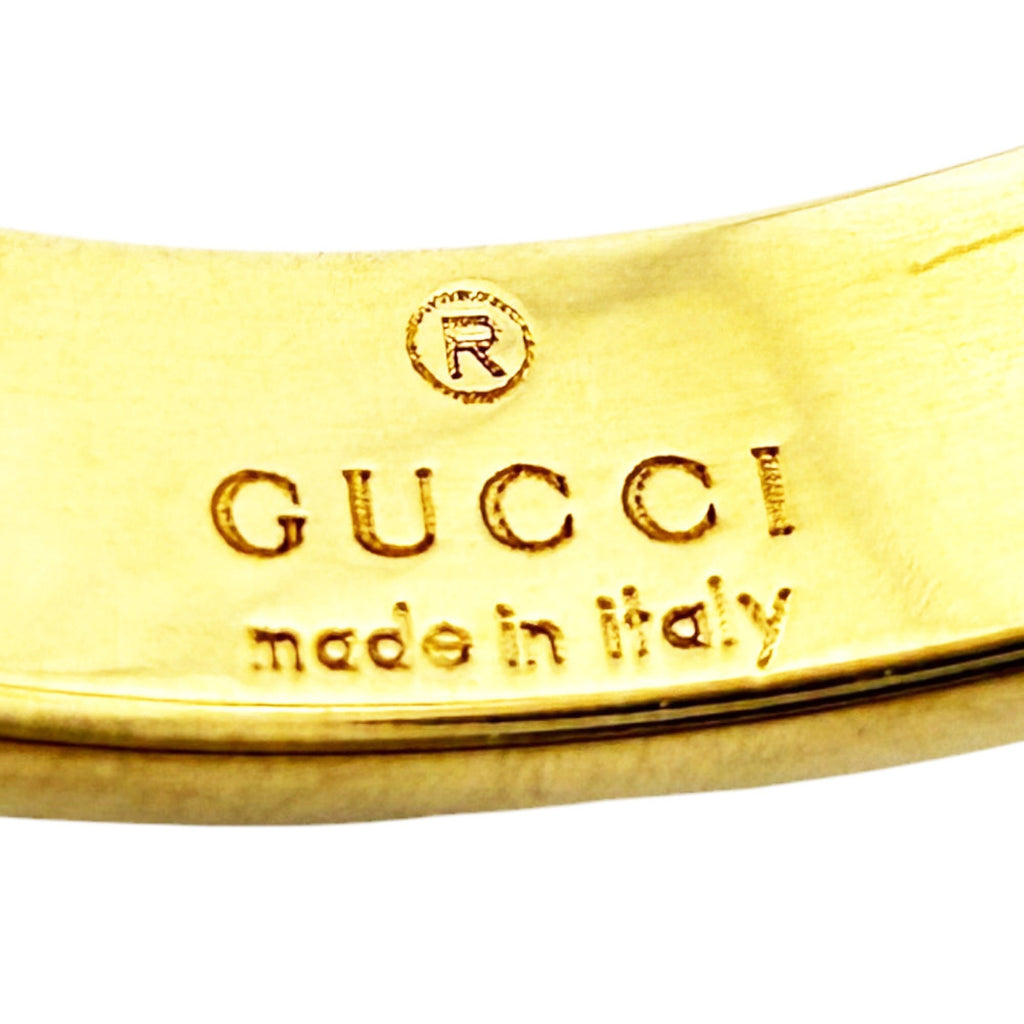 Gucci Icon Gold Yellow Gold (18K) Band Ring (Pre-Owned)