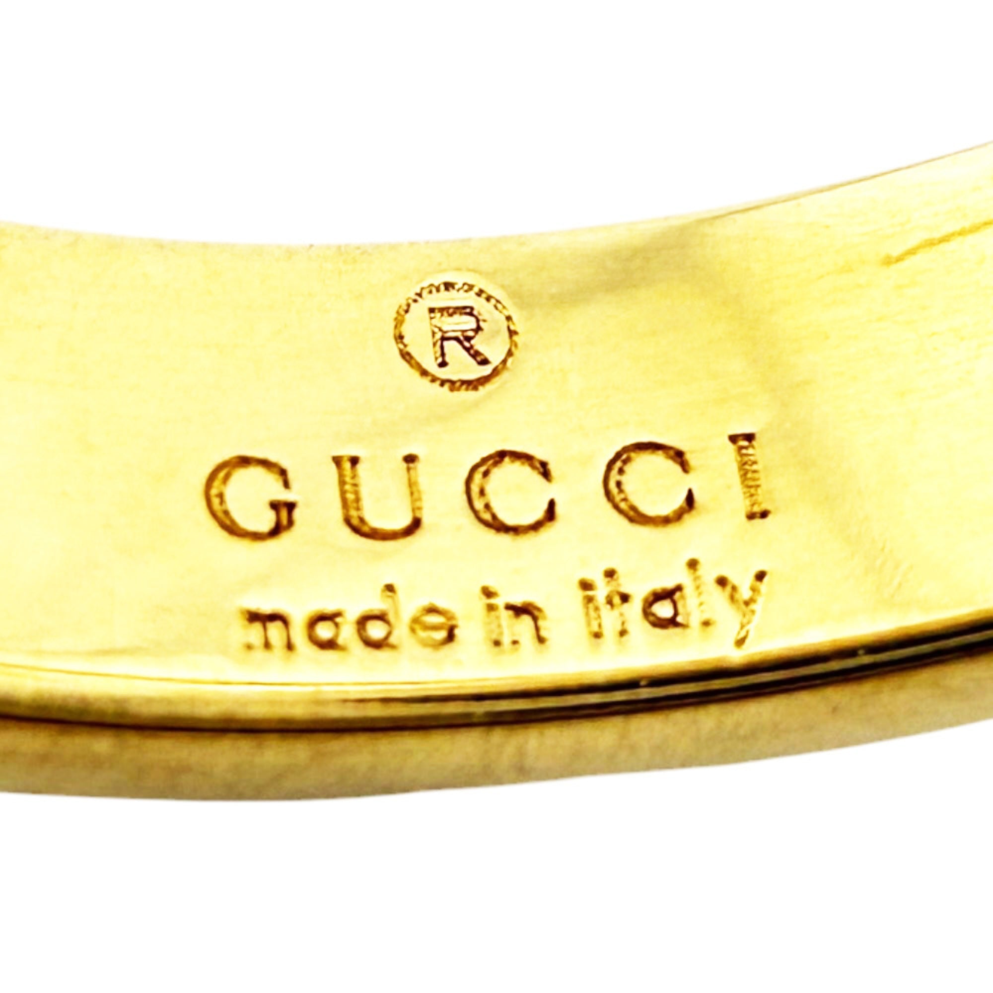 Gucci Icon Gold Yellow Gold (18K) Band Ring (Pre-Owned)
