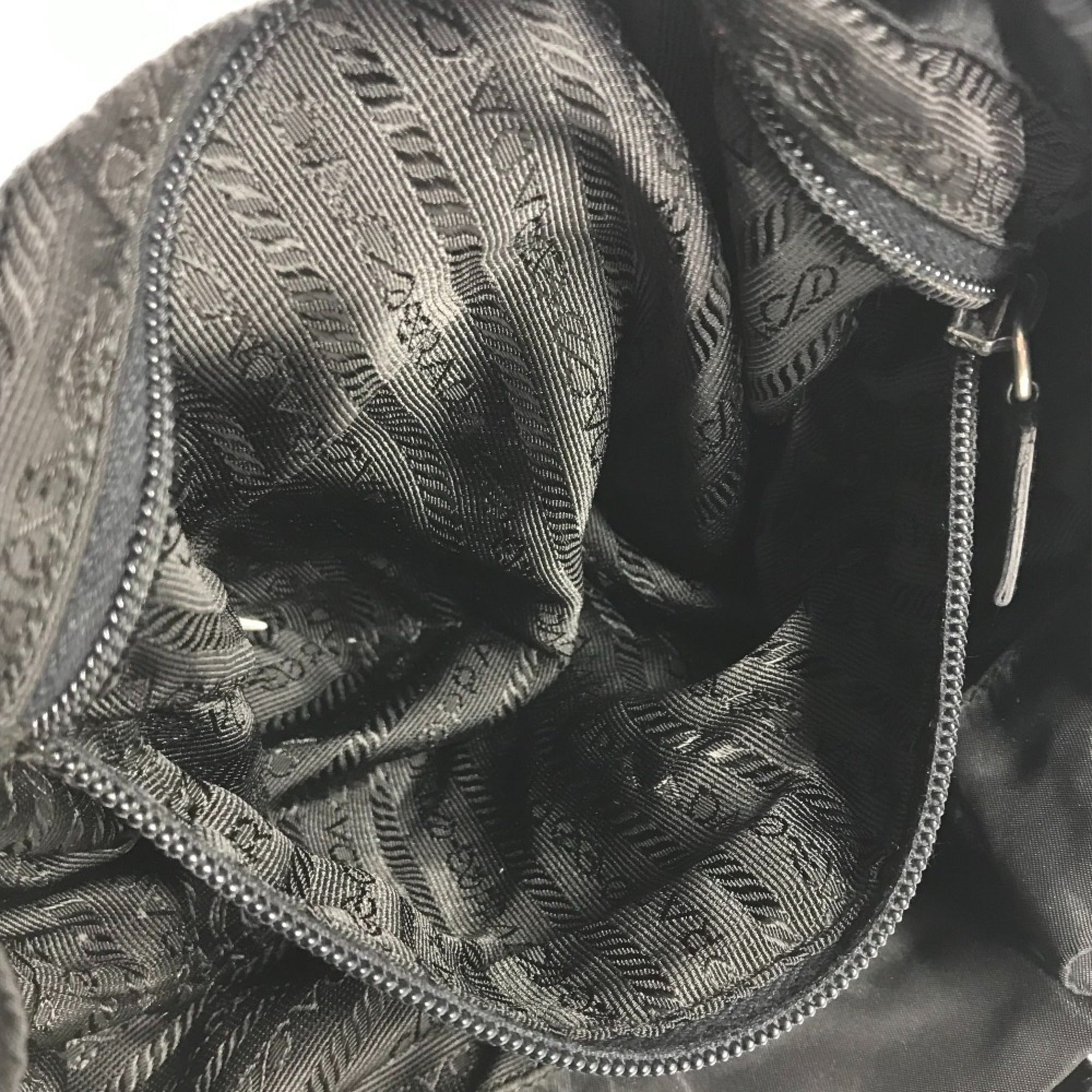 Prada Black Leather Nylon Backpack