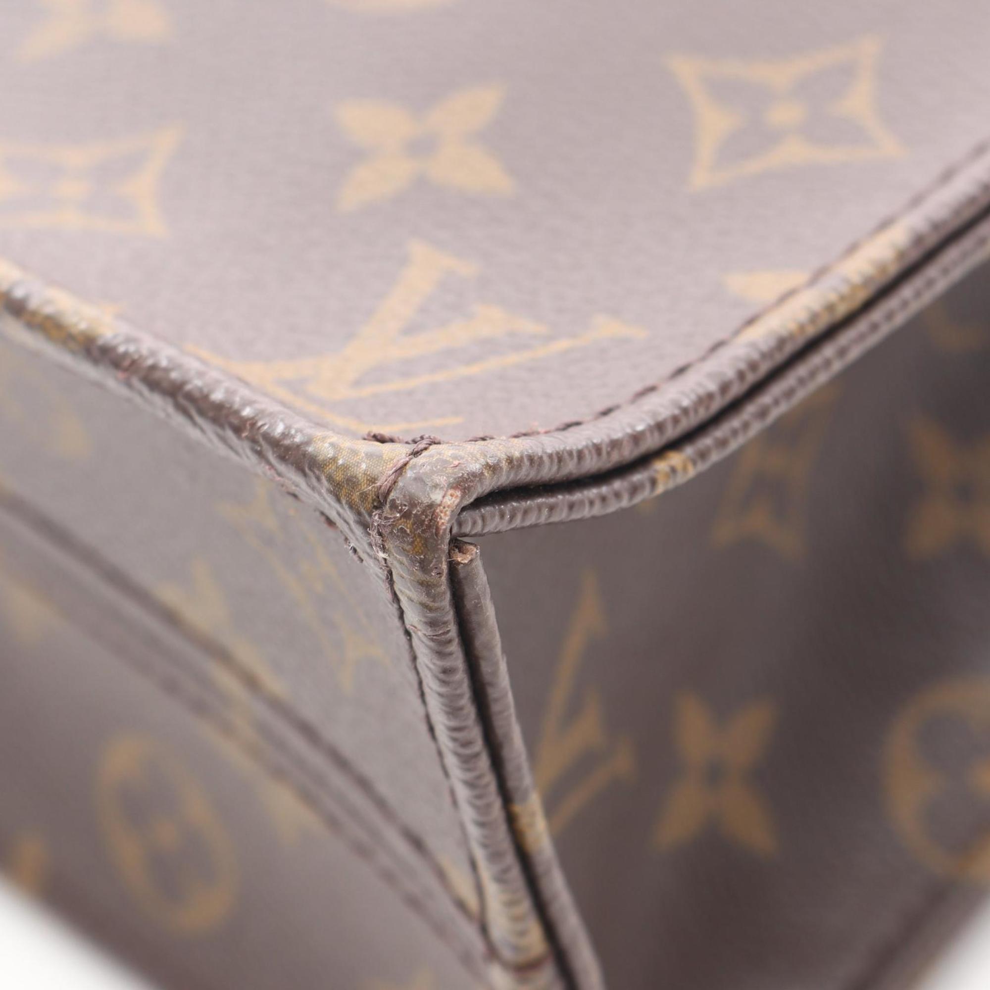 Louis Vuitton Brown Coated Canvas Pvc Monogram Leather Tote Bag