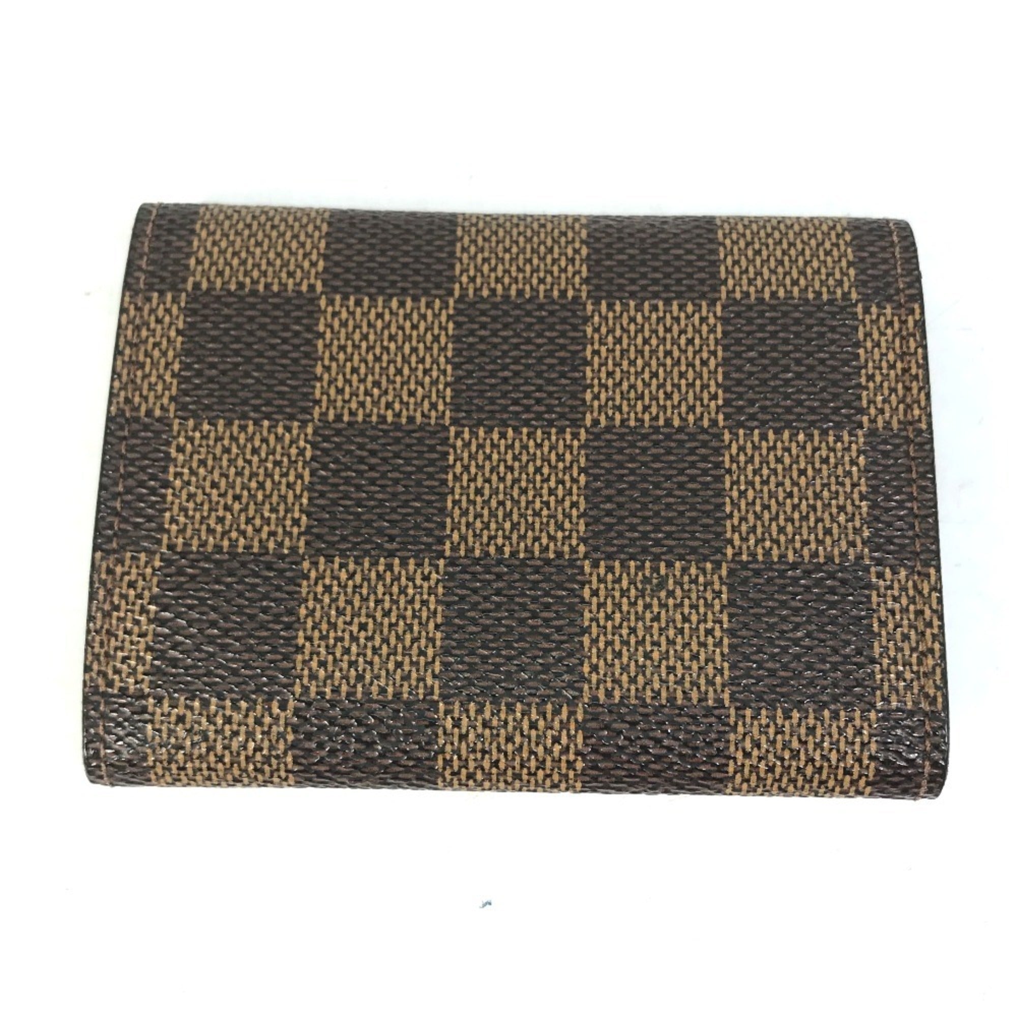 Louis Vuitton Brown Damier Canvas Ebene Damier Canvas Coin Purse/Coin Case