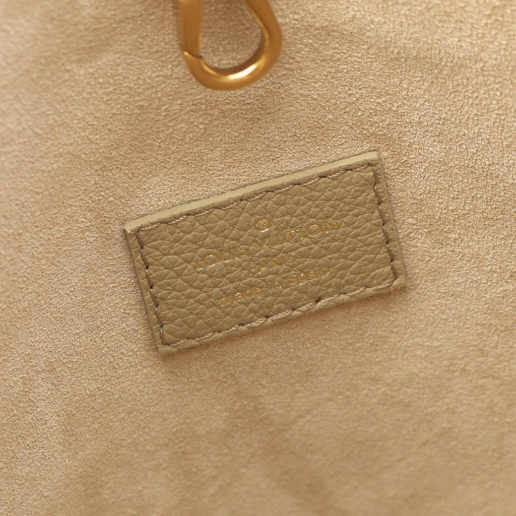 Louis Vuitton Beige Leather Shoulder Bag