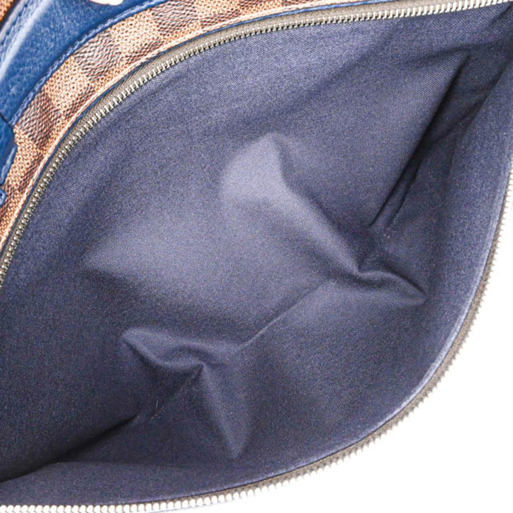Louis Vuitton Brown Damier Canvas Dark Navy Shoulder Bag