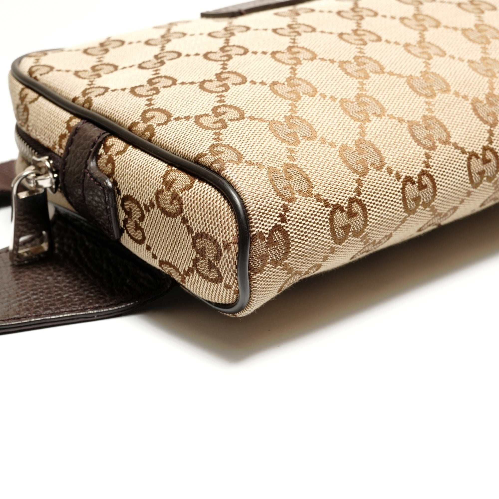 Gucci Gg Canvas Brown Gg Canvas Fanny Pack (Pre-Owned)