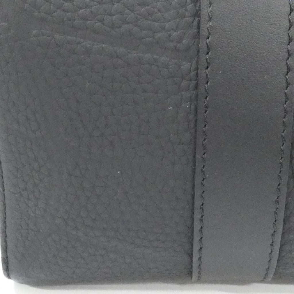 Louis Vuitton Black Leather Shoulder Bag