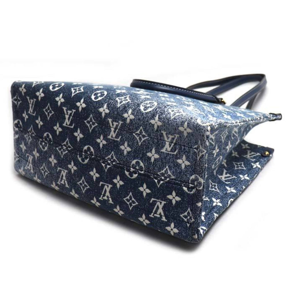 Louis Vuitton Blue Denim Shoulder Bag
