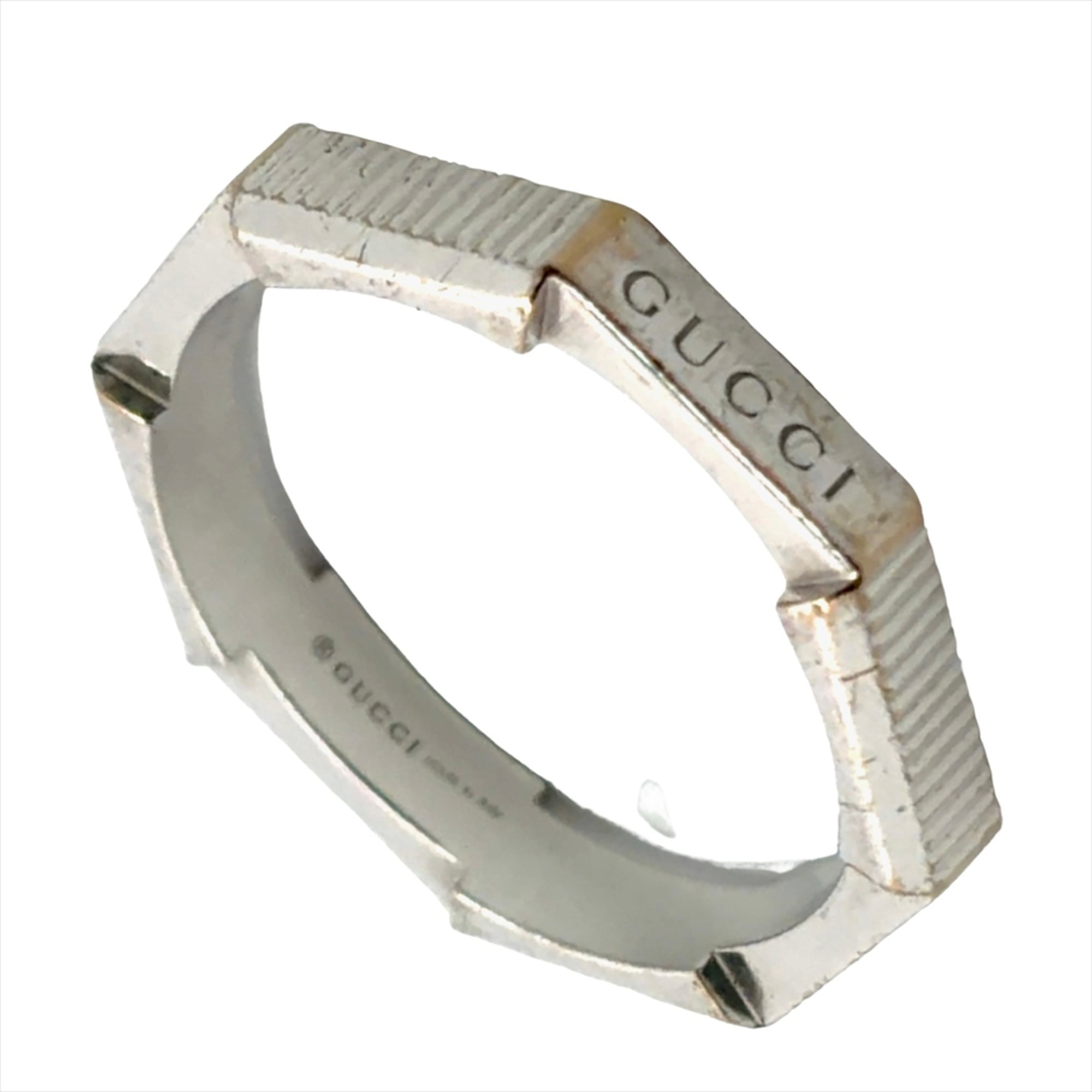 Gucci White White Gold (18K) (Pre-Owned)