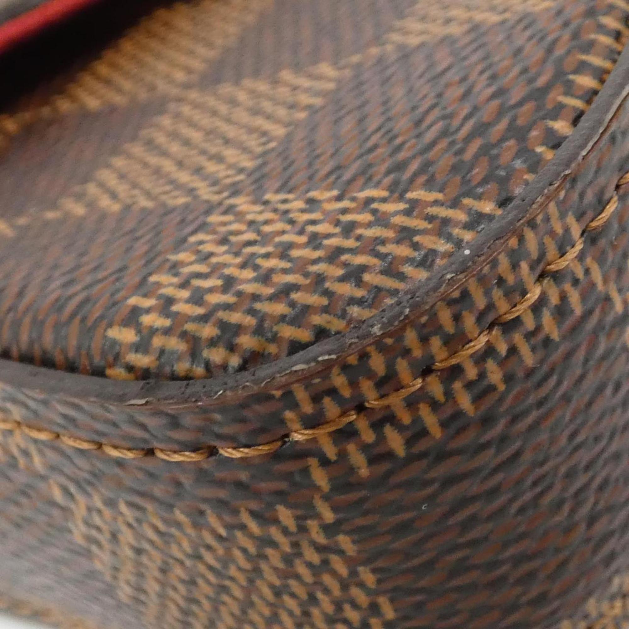 Louis Vuitton Damier Ebene Coated Canvas Pochette Shoulder Bag