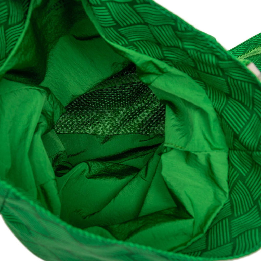 Bottega Veneta Green Nylon Sling Bag