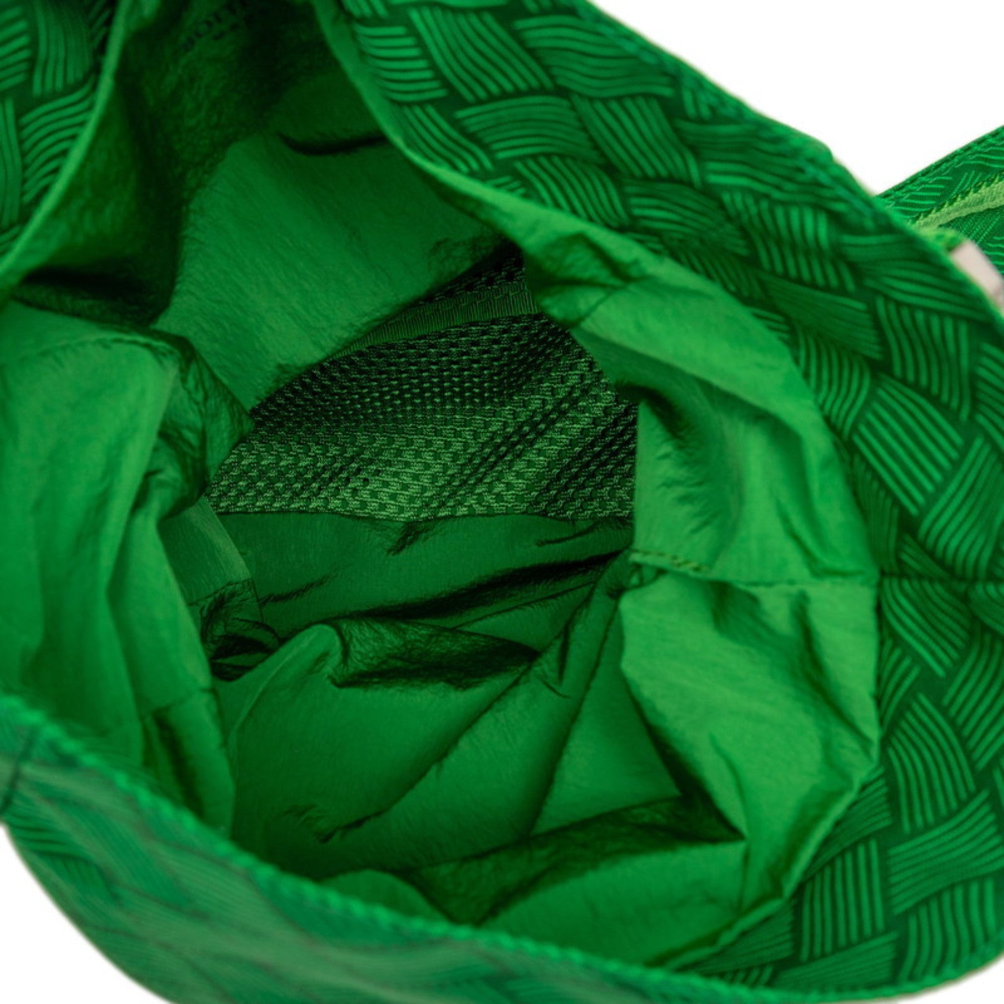 Bottega Veneta Green Nylon Sling Bag
