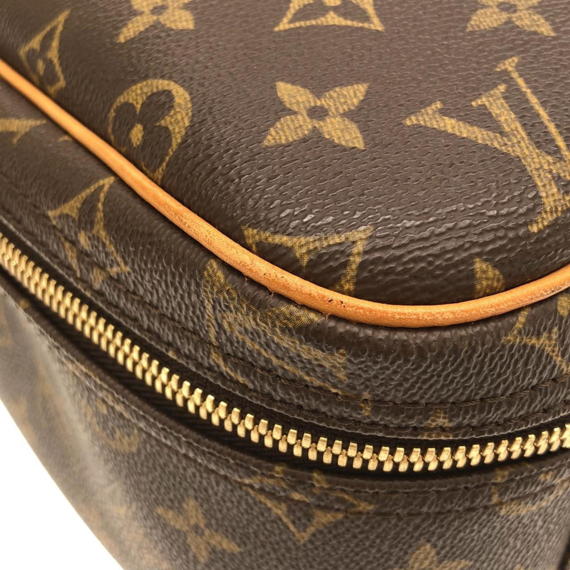 Louis Vuitton Marron Coated Canvas Handbag