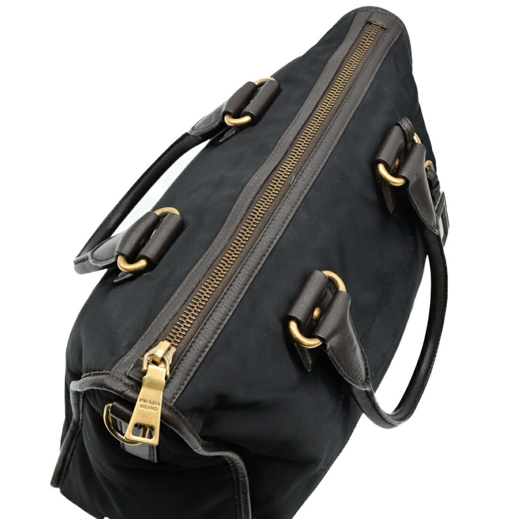 Prada Black Nylon Handbag Shoulder Bag