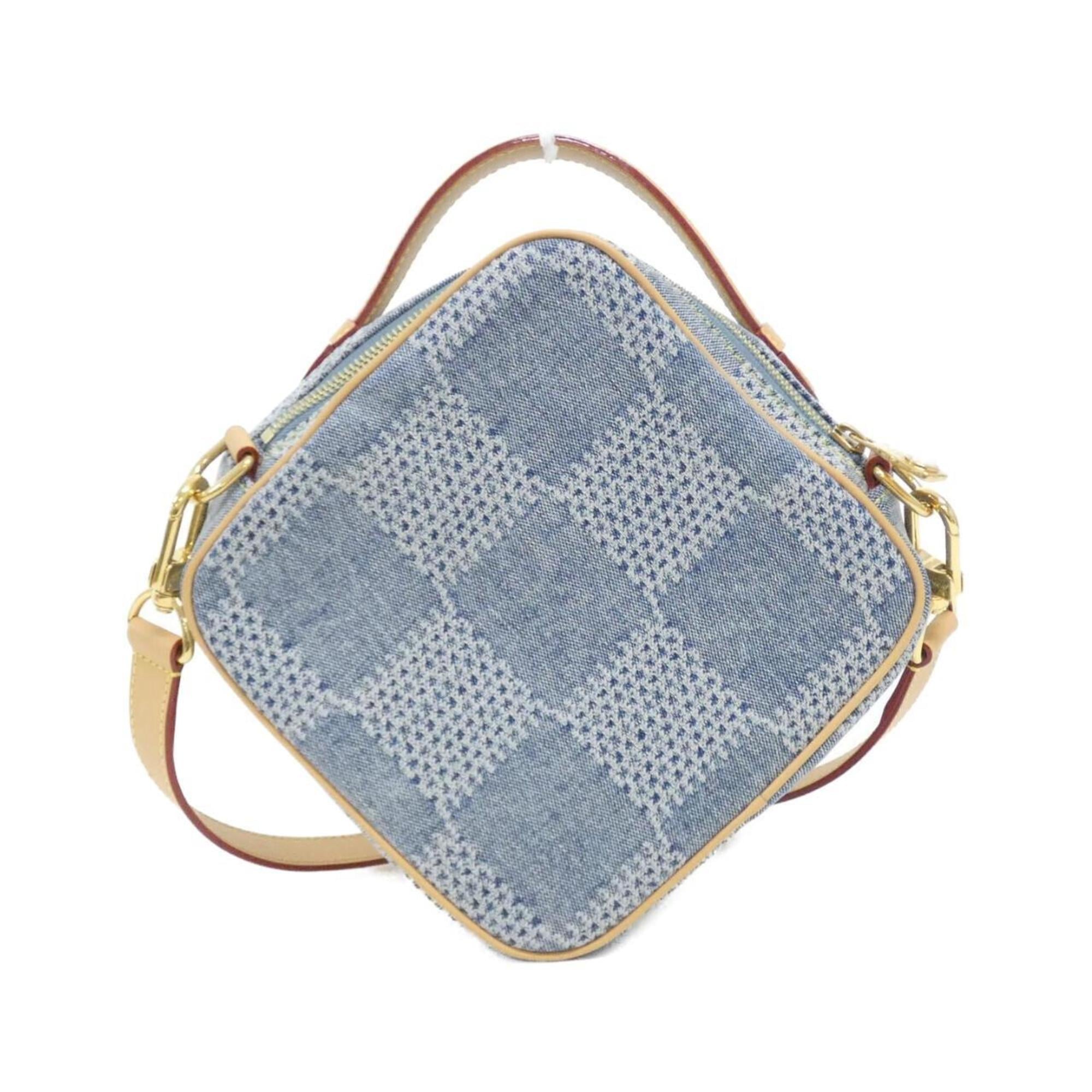 Louis Vuitton Blue Cotton Canvas Shoulder Bag