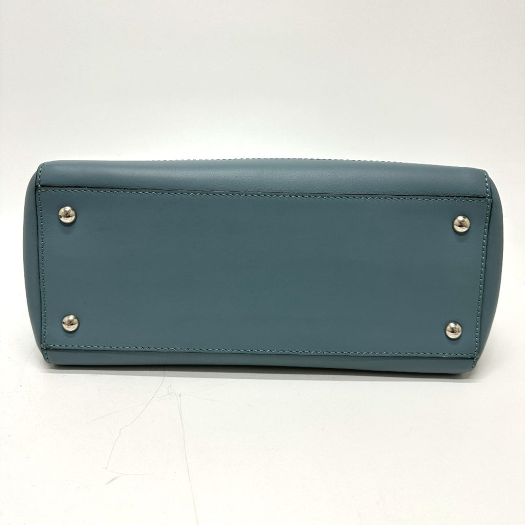 Fendi Blue Leather Handbag