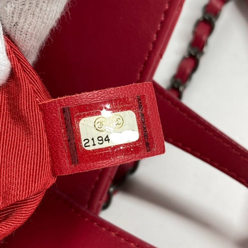 Chanel Pink Leather Tote Bag