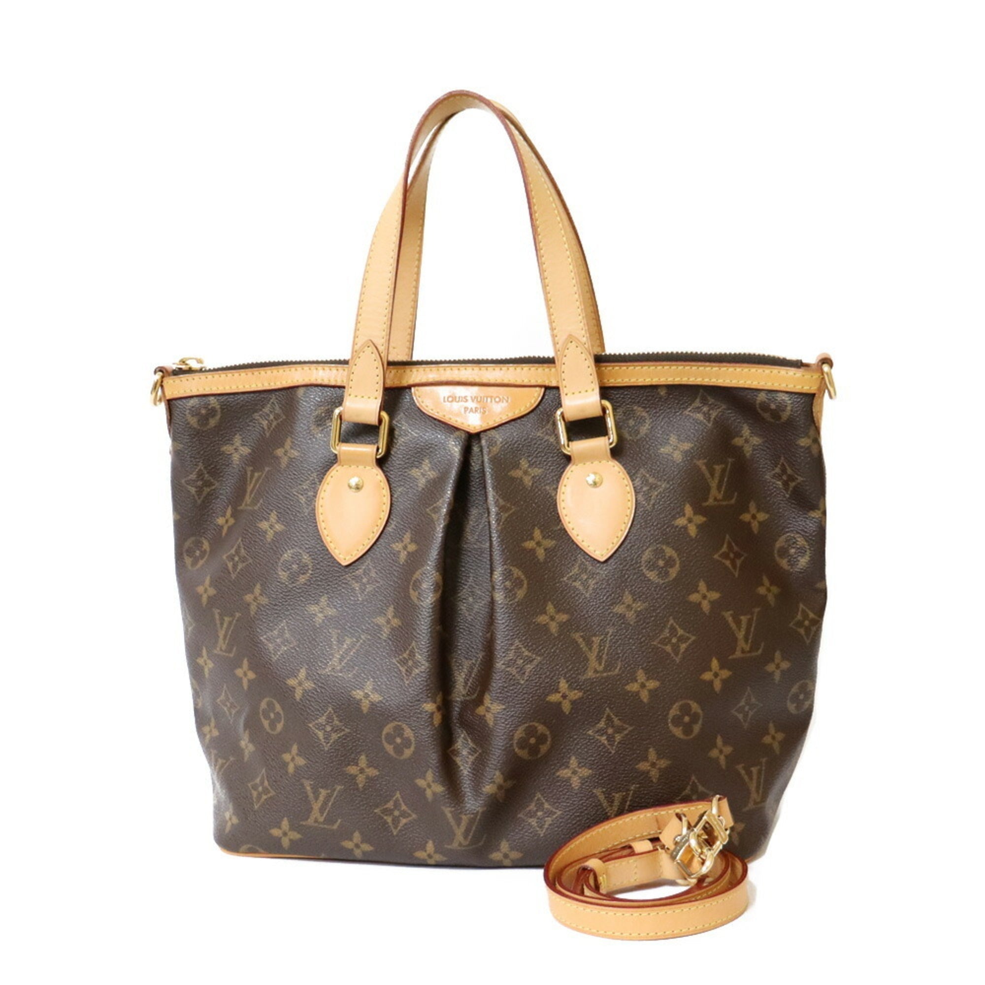 Louis Vuitton Handbag Monogram 2way Palermo PM M40145 Br Women's Canvas
