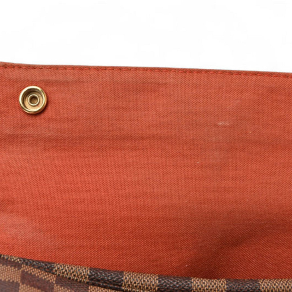 Louis Vuitton Damier Brown Damier Canvas Coated Canvas Shoulder Bag