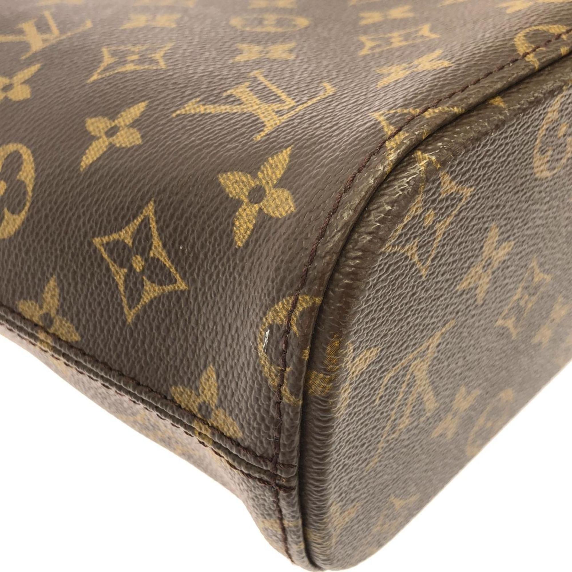 Louis Vuitton Marron Coated Canvas Handbag