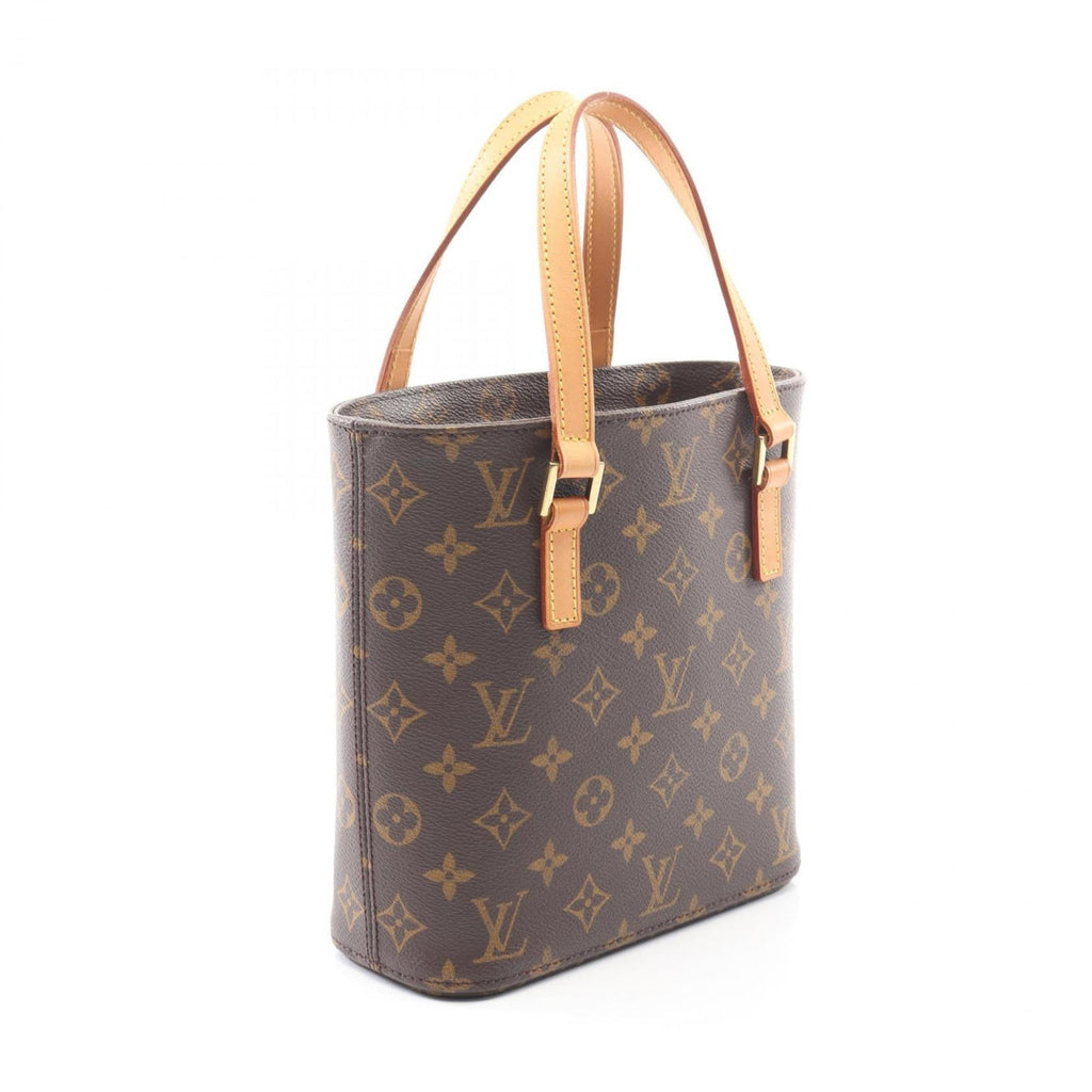 Louis Vuitton Brown Coated Canvas Leather Handbag