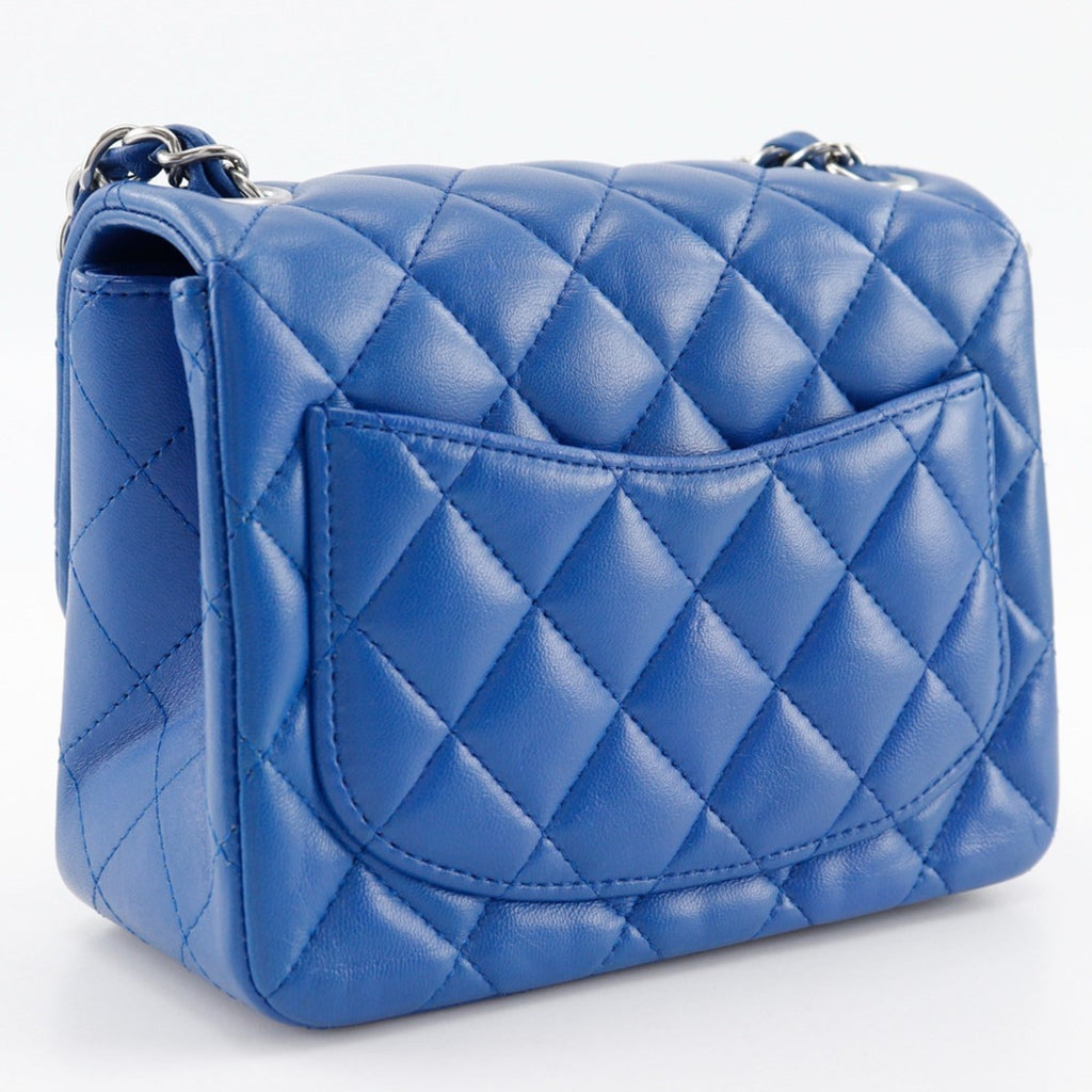Chanel Blue Leather Shoulder Bag