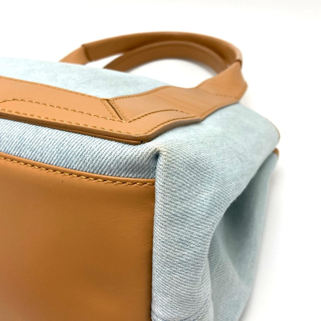 Balenciaga Blue Leather Tote