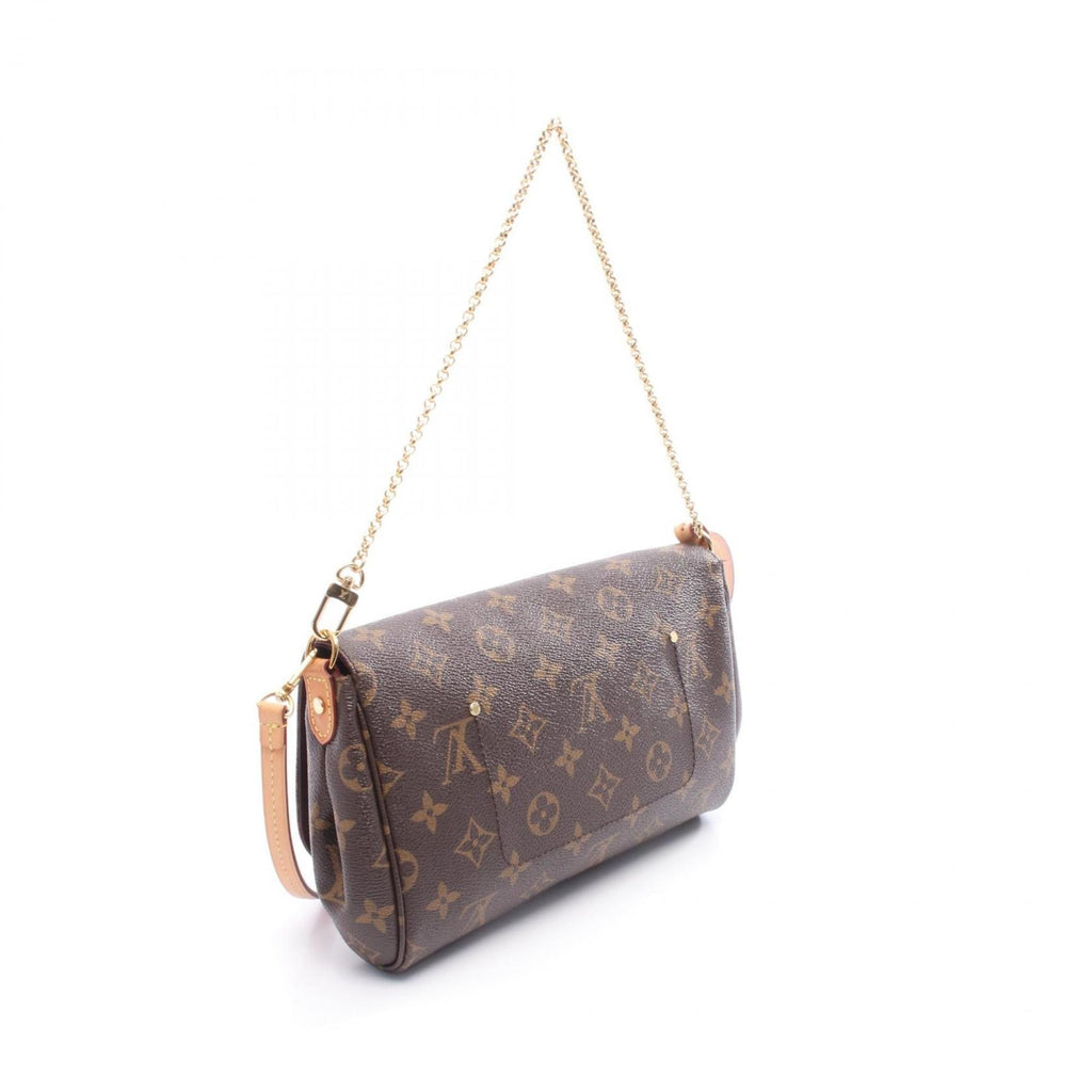 Louis Vuitton Brown Pvc Coated Canvas Leather Handbag