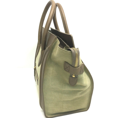 Celine Gray Leather Handbag