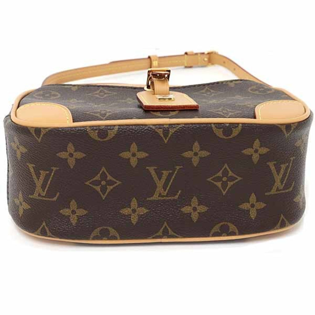 Louis Vuitton Brown Gold Monogram Monogram Leather Canvas Shoulder Bag