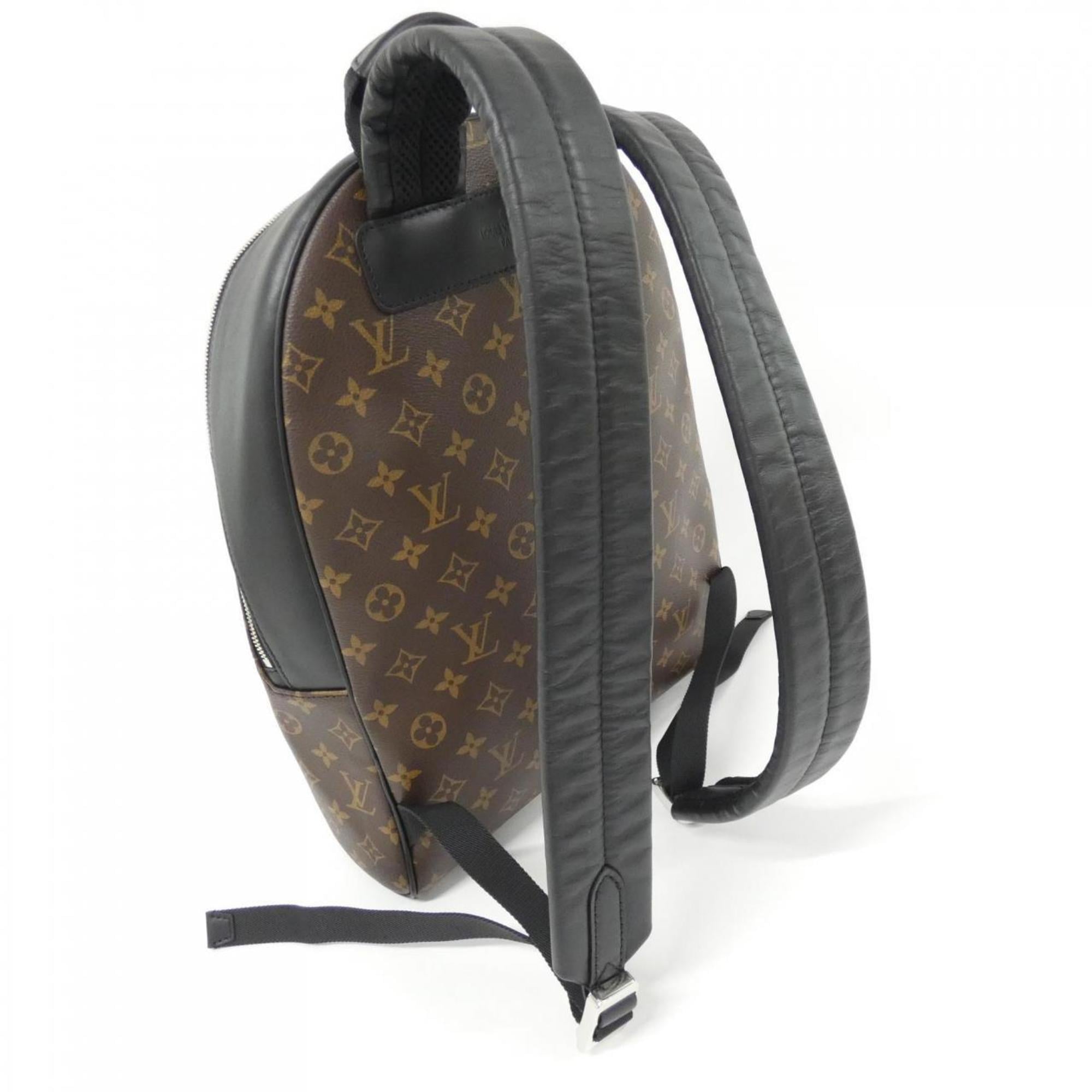 Louis Vuitton Marron Coated Canvas Backpack